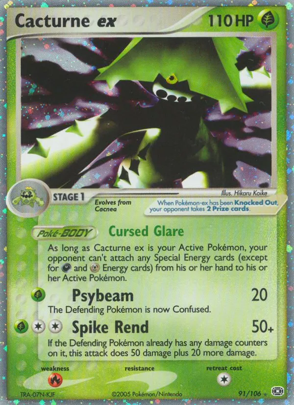 Cacturne ex - Emerald