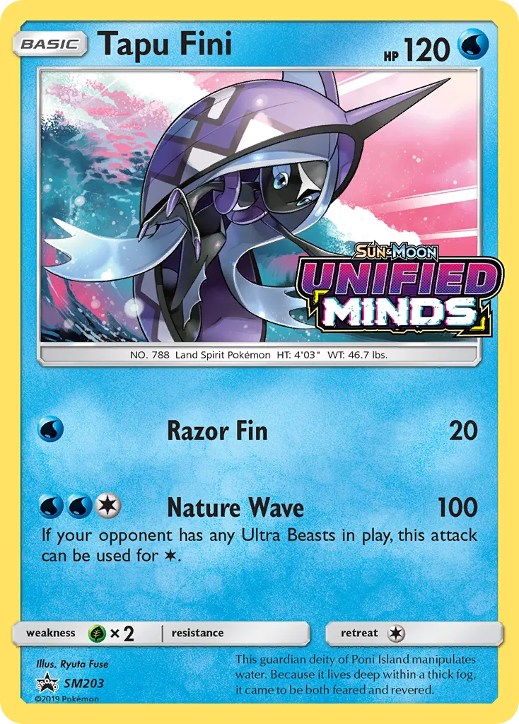 Tapu Fini - SM Black Star Promos