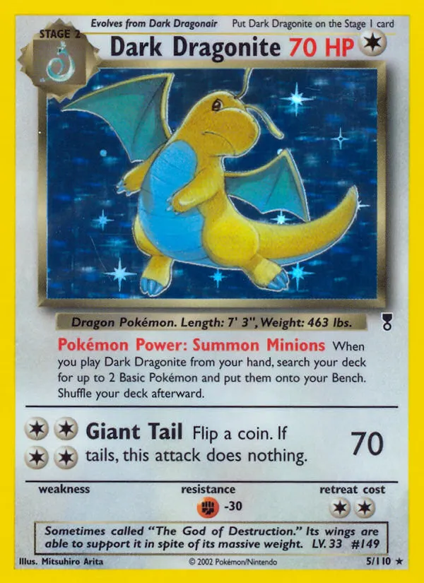 Dark Dragonite - Legendary Collection