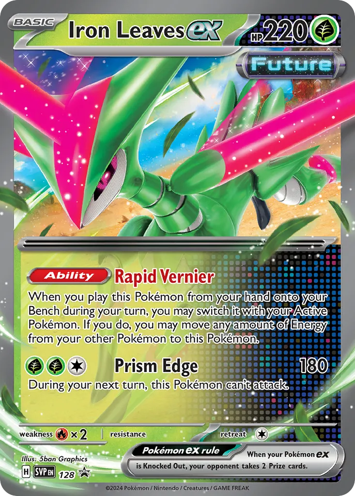 Iron Leaves ex - Scarlet & Violet Black Star Promos