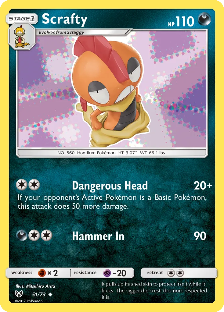Scrafty - Shining Legends
