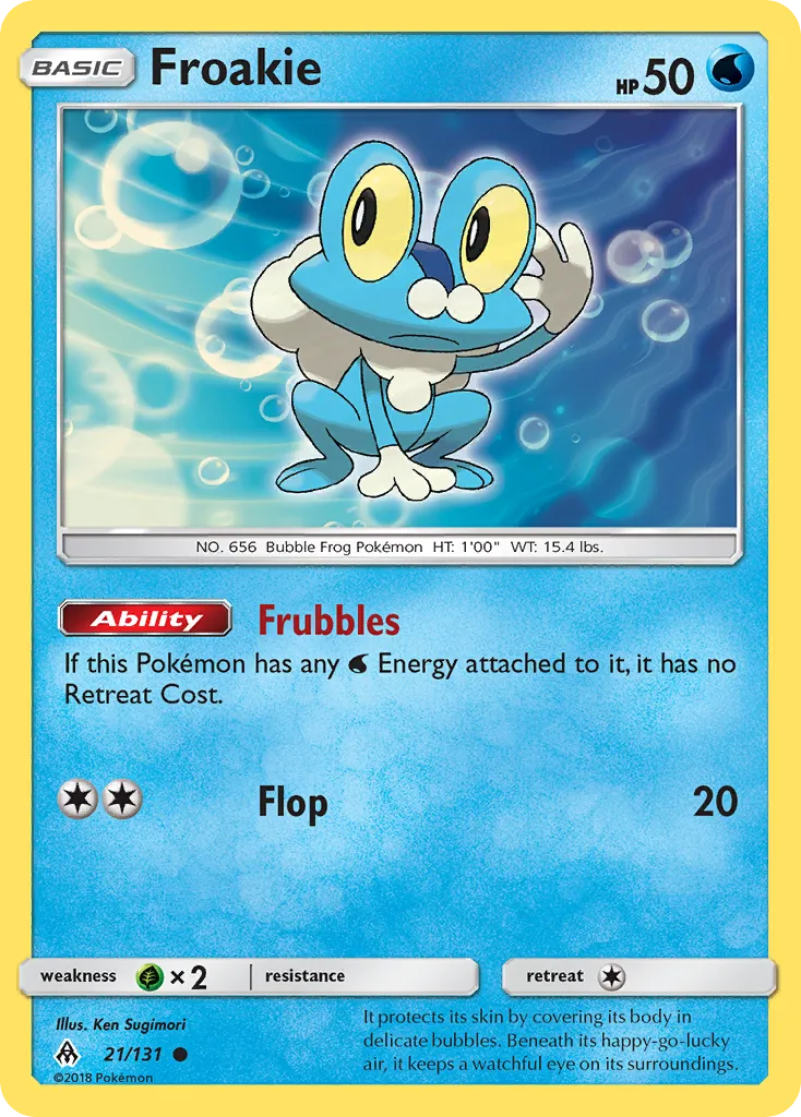 Froakie - Forbidden Light