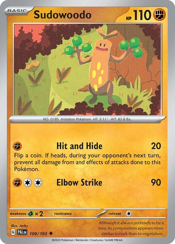Sudowoodo - Paldea Evolved