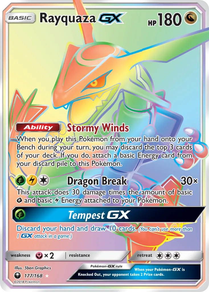 Rayquaza-GX - Celestial Storm