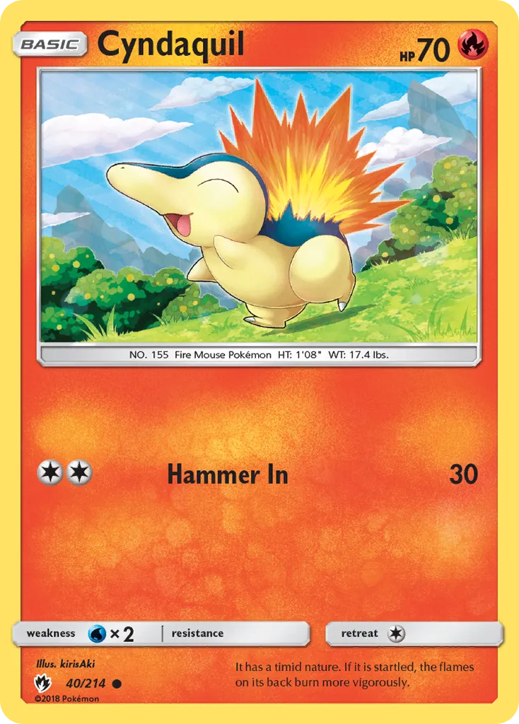 Cyndaquil - Lost Thunder
