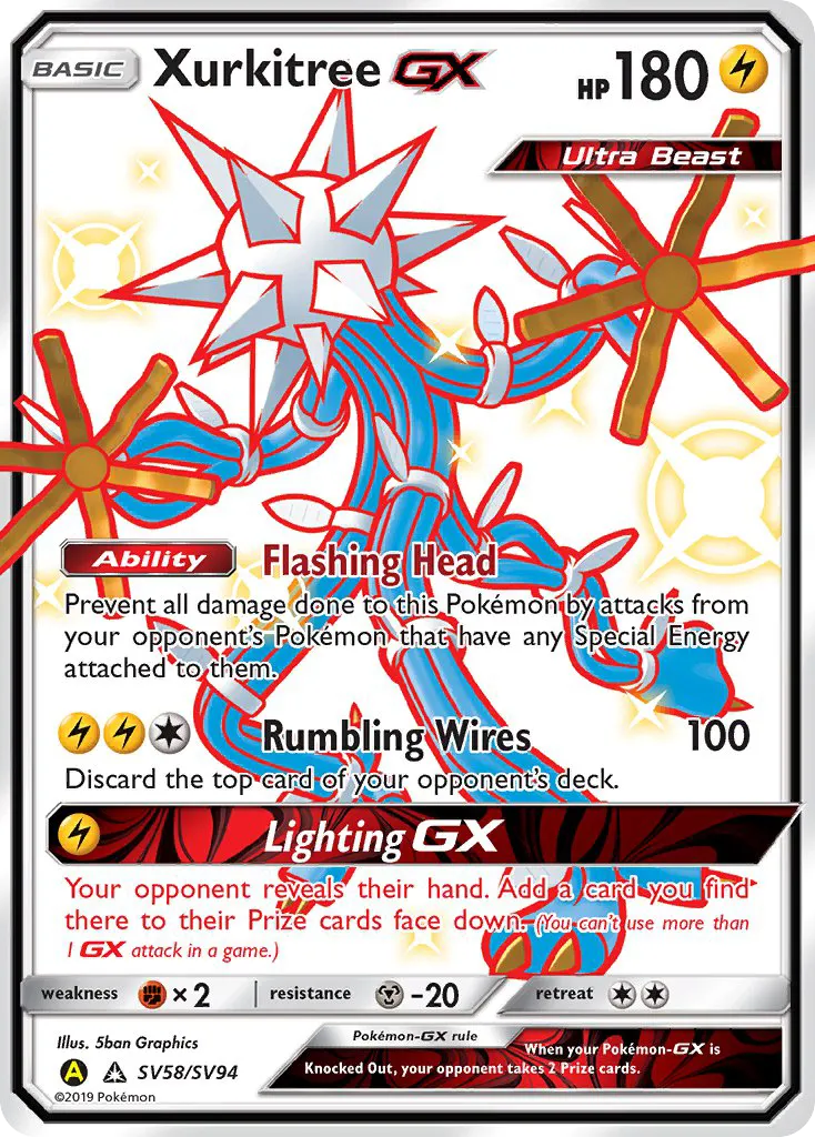 Xurkitree-GX - Hidden Fates Shiny Vault