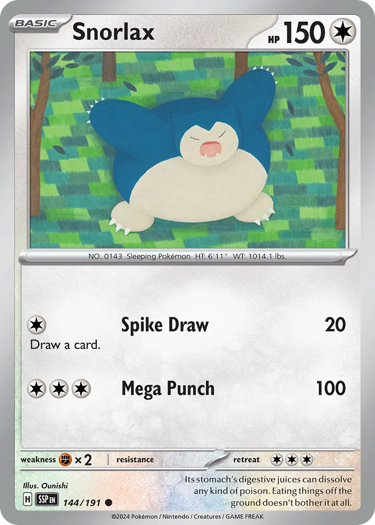 Snorlax - Surging Sparks