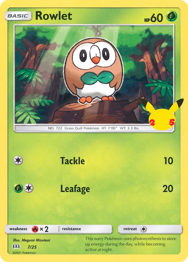 Rowlet - McDonald's Collection 2021