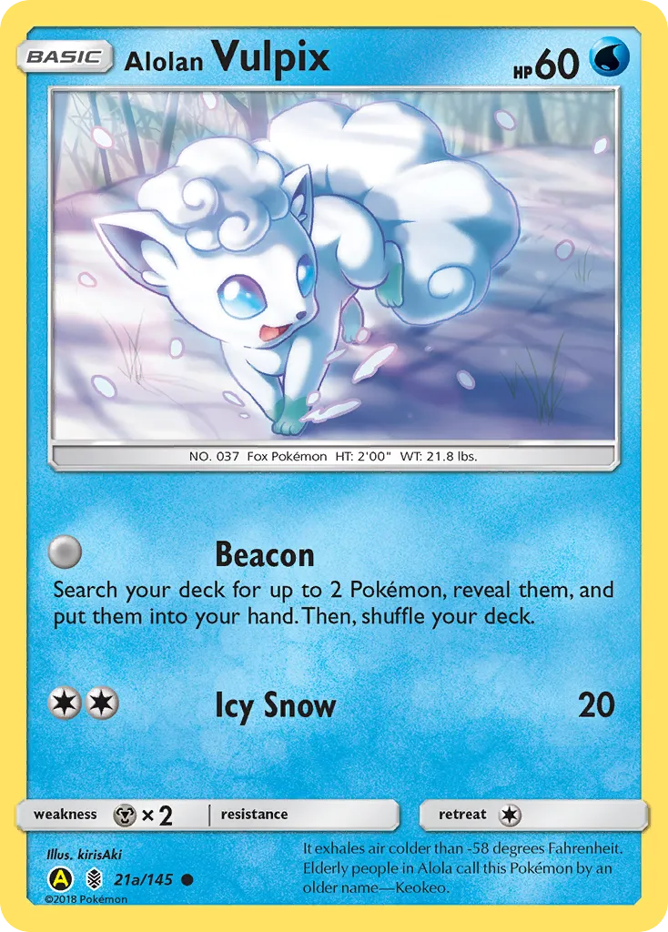 Alolan Vulpix - Guardians Rising