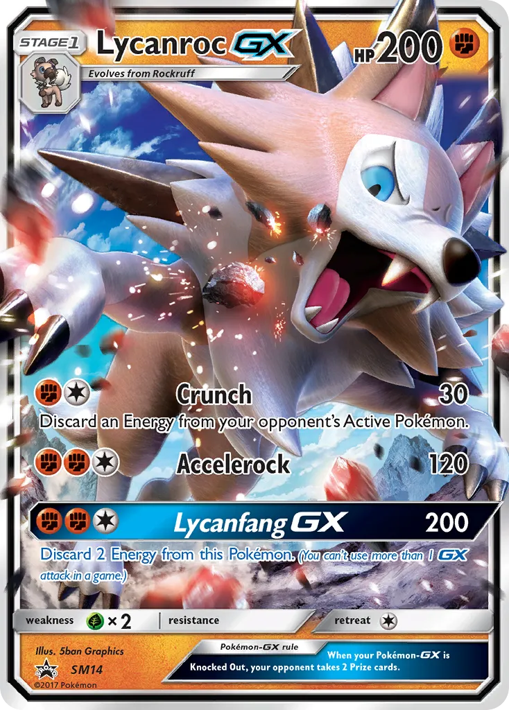 Lycanroc-GX - SM Black Star Promos
