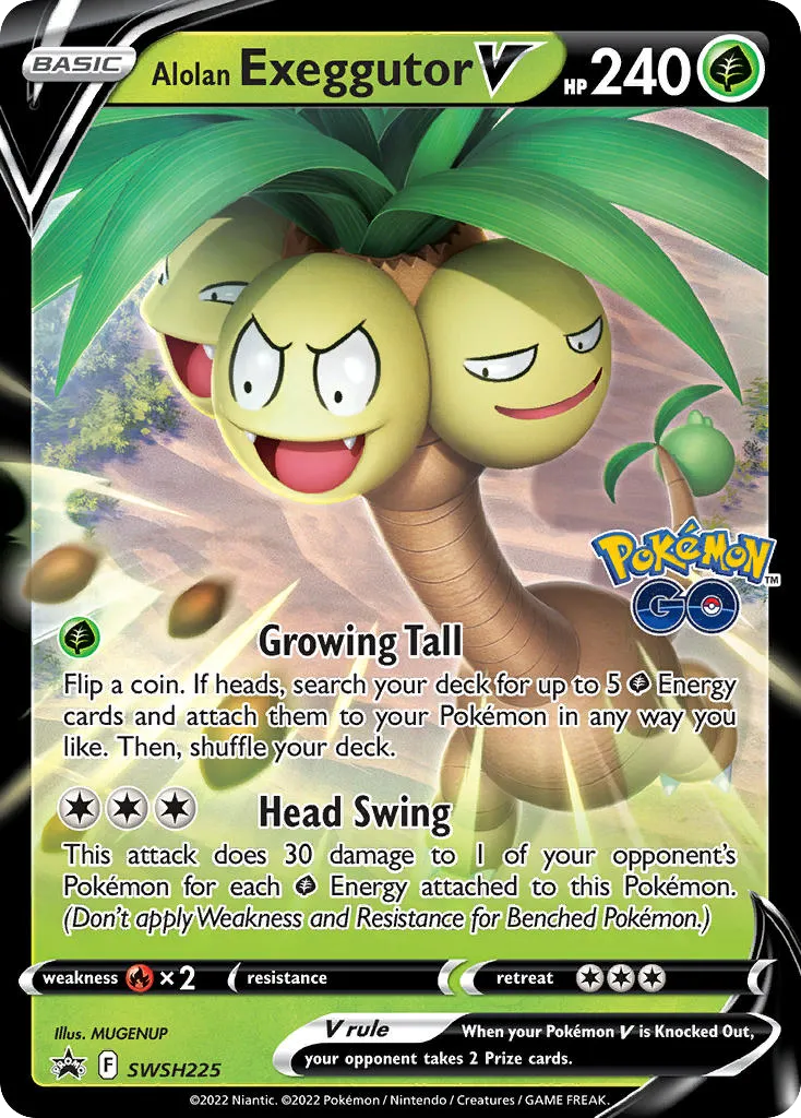 Alolan Exeggutor V - SWSH Black Star Promos