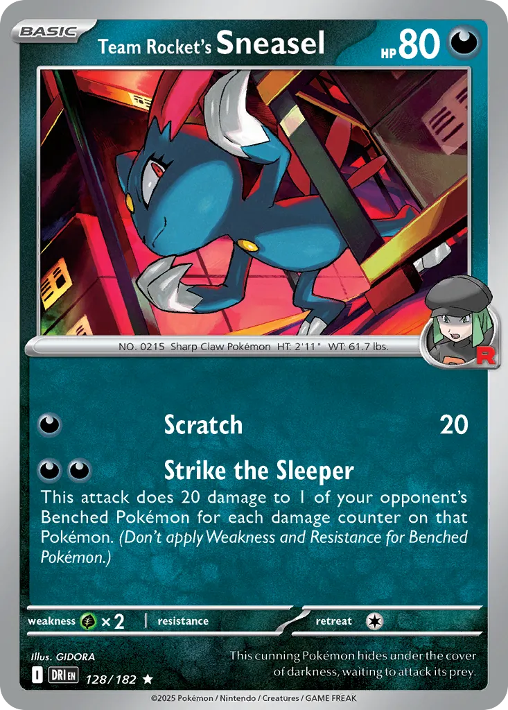 Team Rocket's Sneasel - Destined Rivals