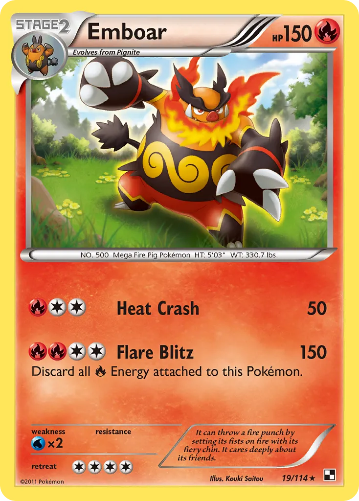 Emboar - Black & White