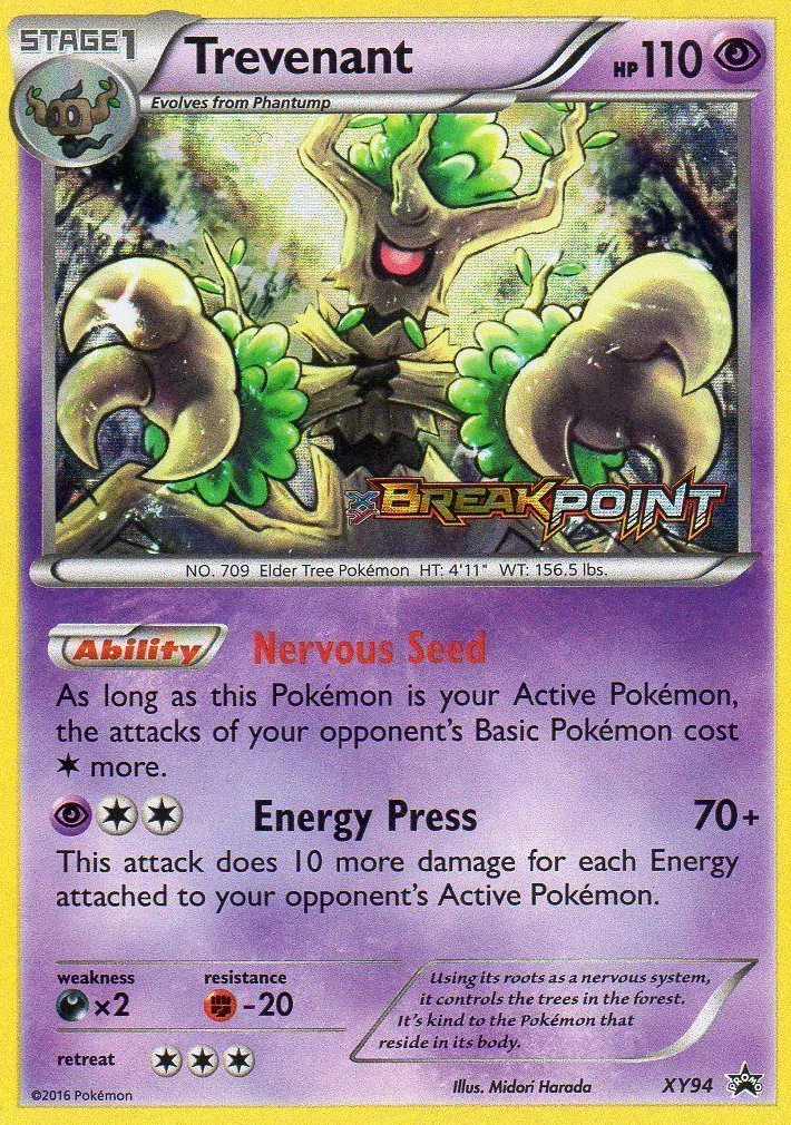 Trevenant - XY Black Star Promos