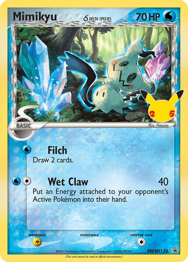 Mimikyu δ - SWSH Black Star Promos