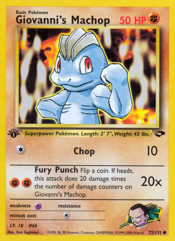 Giovanni's Machop - Gym Challenge
