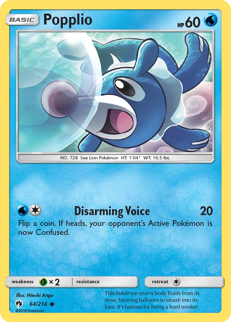 Popplio - Lost Thunder
