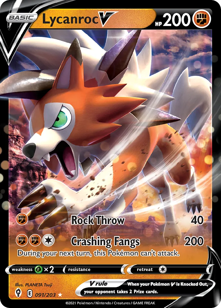 Lycanroc V - Evolving Skies