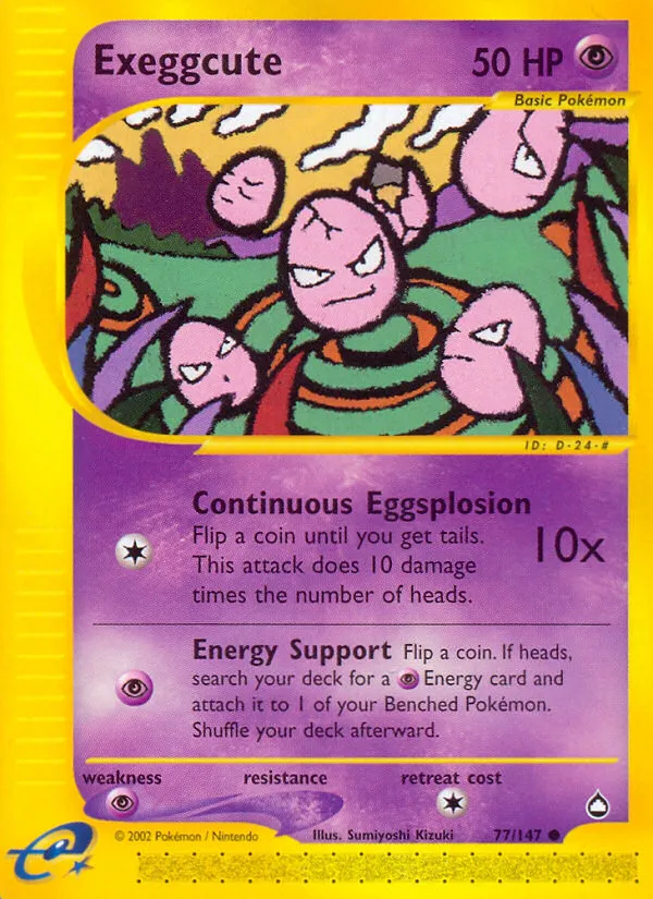 Exeggcute - Aquapolis