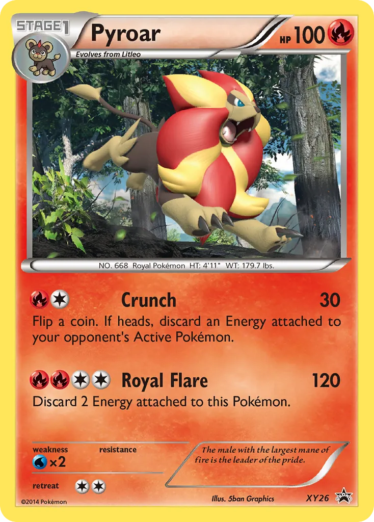 Pyroar - XY Black Star Promos
