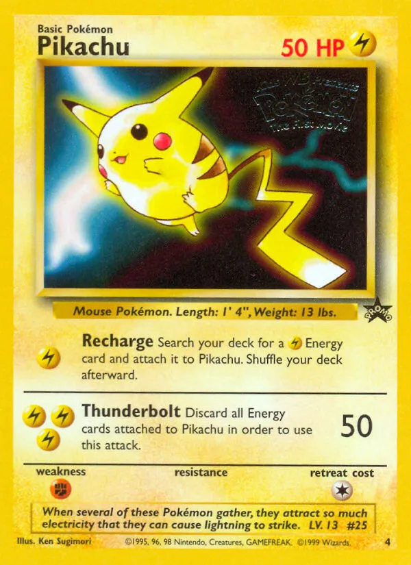 Pikachu - Wizards Black Star Promos