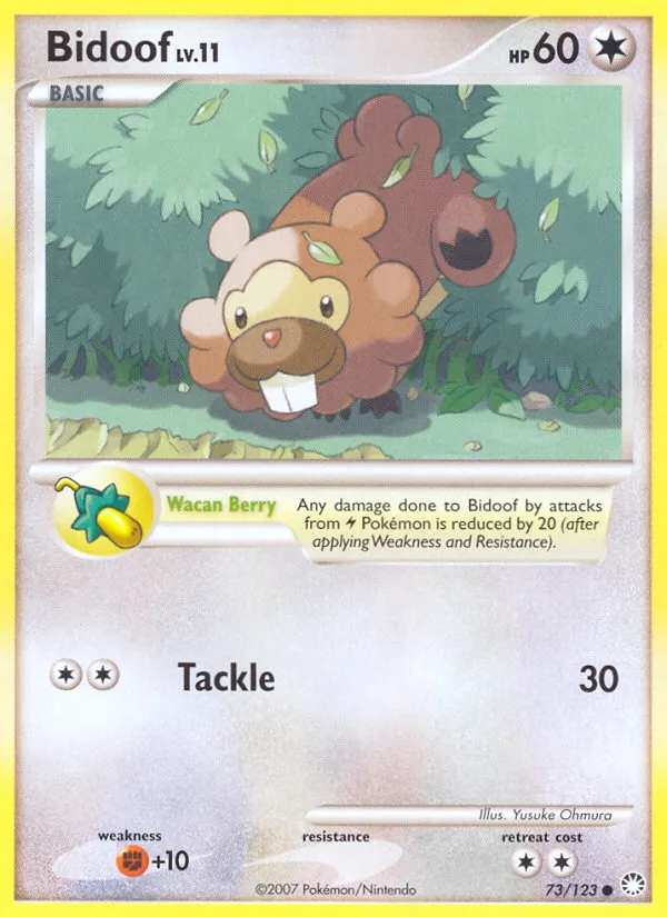 Bidoof - Mysterious Treasures