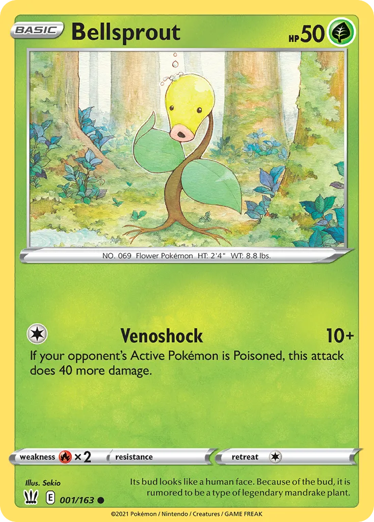 Bellsprout - Battle Styles