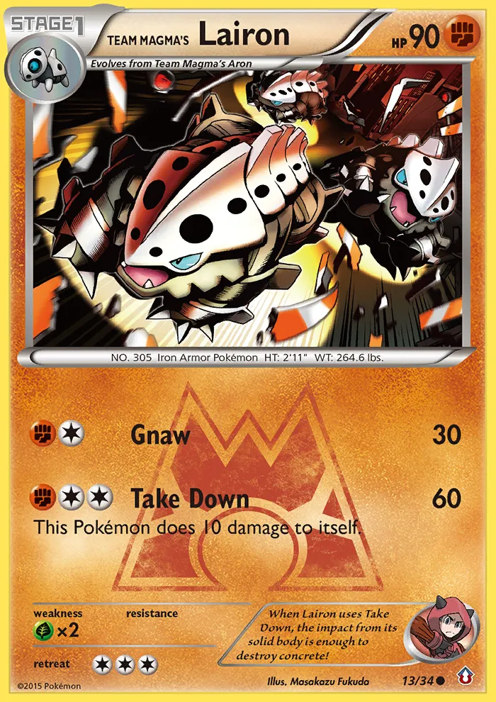 Team Magma's Lairon - Double Crisis