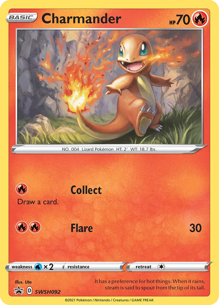 Charmander - SWSH Black Star Promos