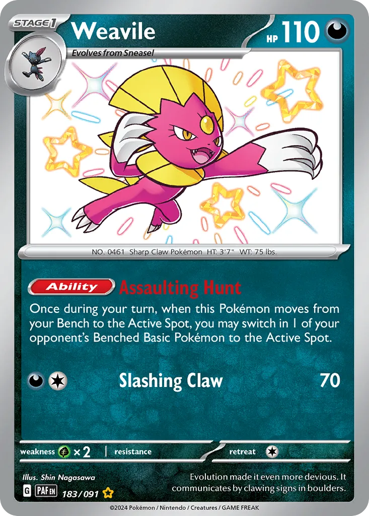Weavile - Paldean Fates