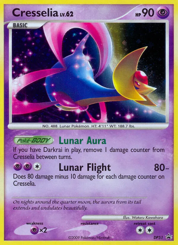 Cresselia - DP Black Star Promos