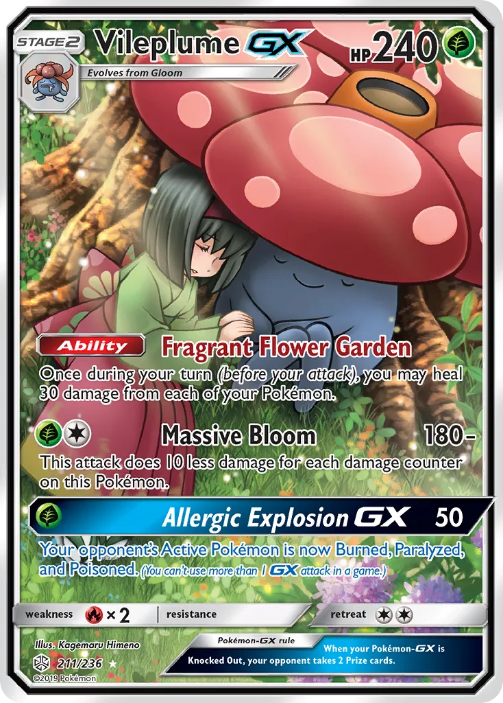 Vileplume-GX - Cosmic Eclipse
