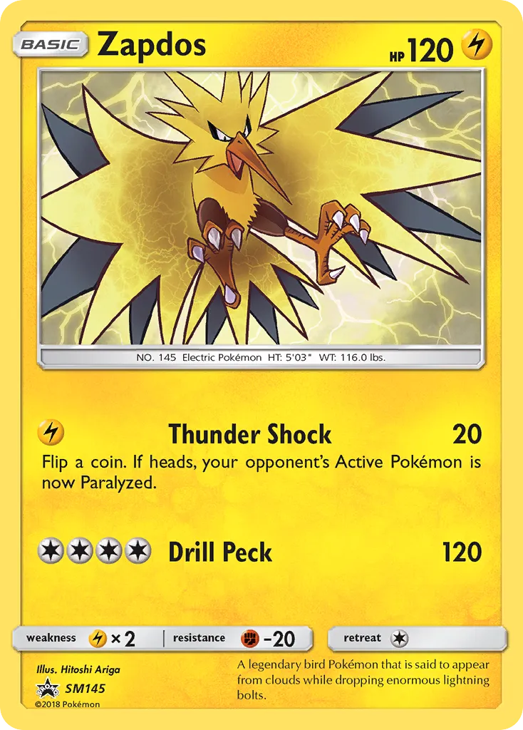 Zapdos - SM Black Star Promos