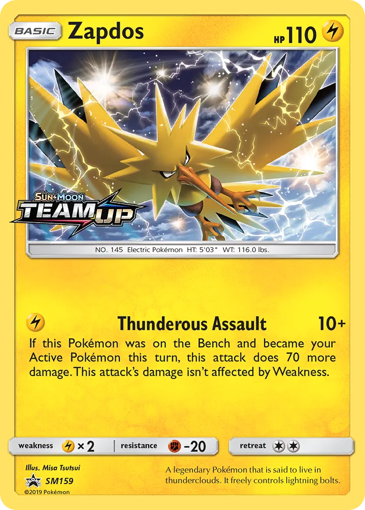 Zapdos - SM Black Star Promos