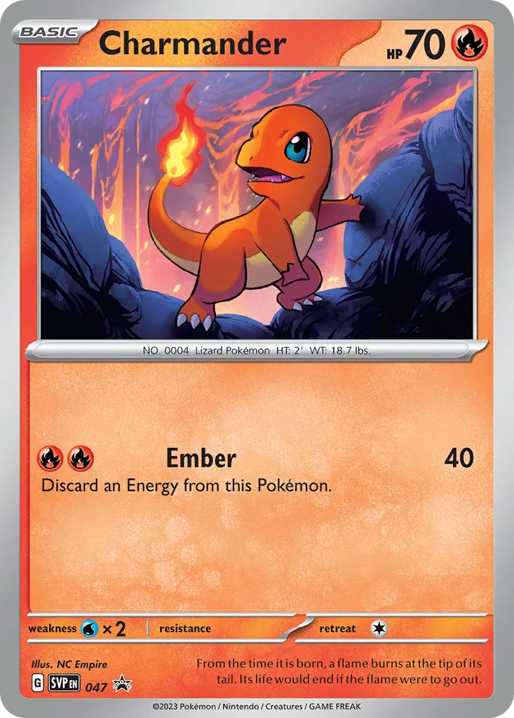 Charmander - Scarlet & Violet Black Star Promos