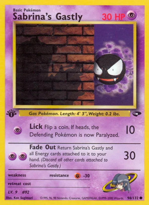 Sabrina's Gastly - Gym Challenge