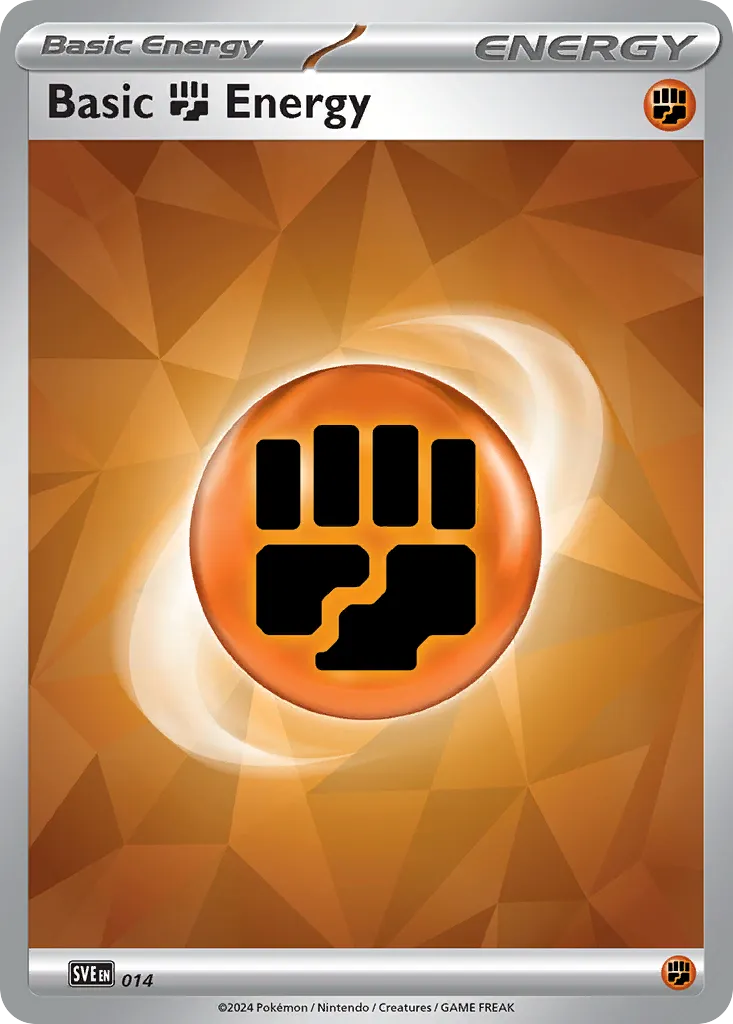 Basic Fighting Energy - Scarlet & Violet Energies