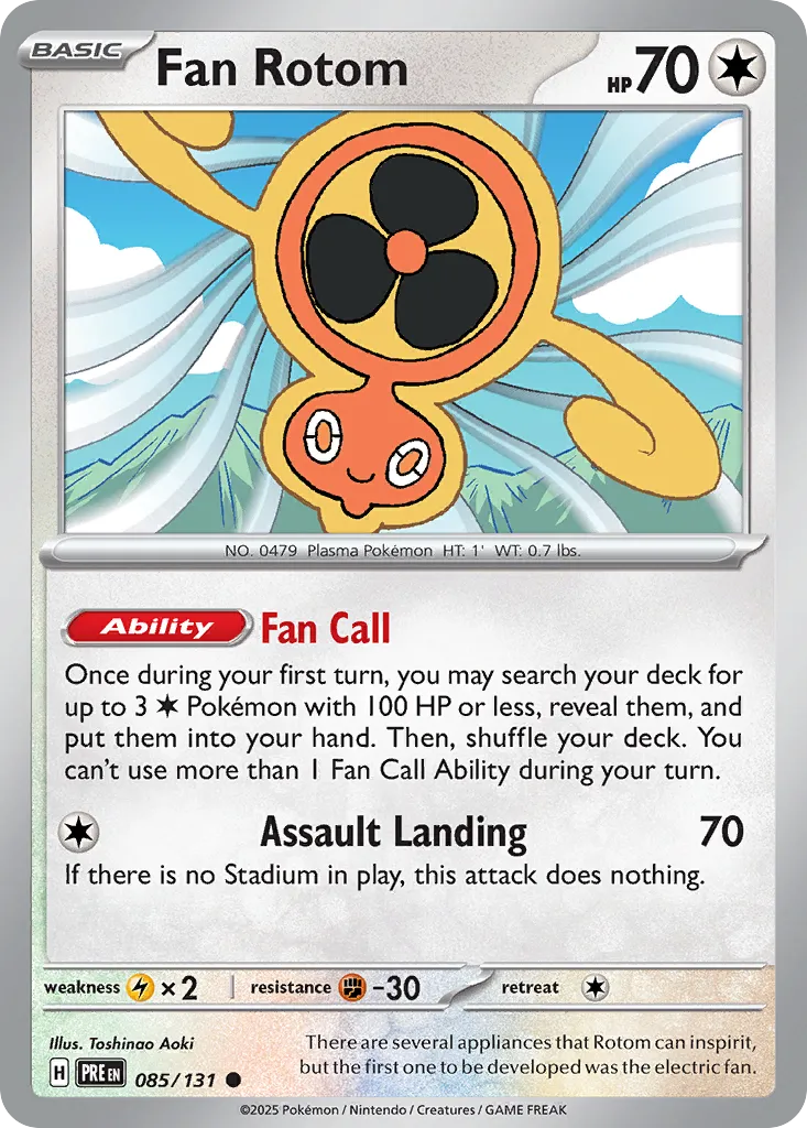 Fan Rotom - Prismatic Evolutions