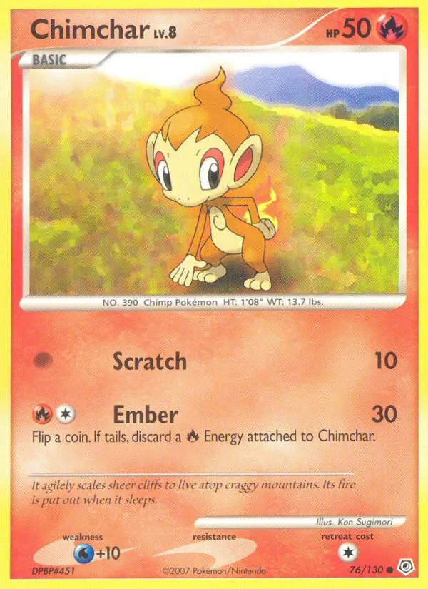 Chimchar - Diamond & Pearl