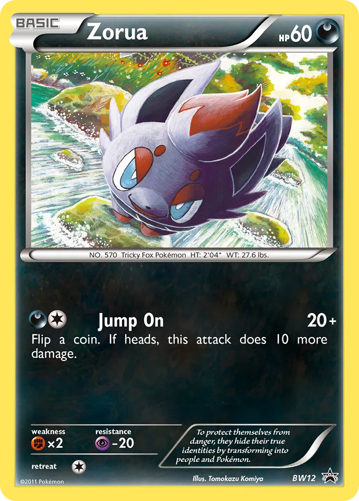 Zorua - BW Black Star Promos
