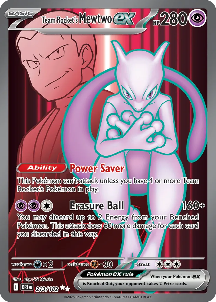 Team Rocket's Mewtwo ex - Destined Rivals