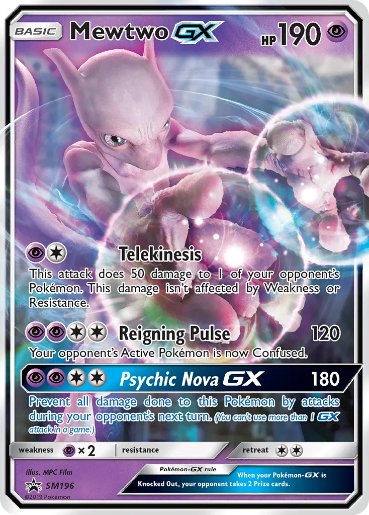 Mewtwo-GX - SM Black Star Promos