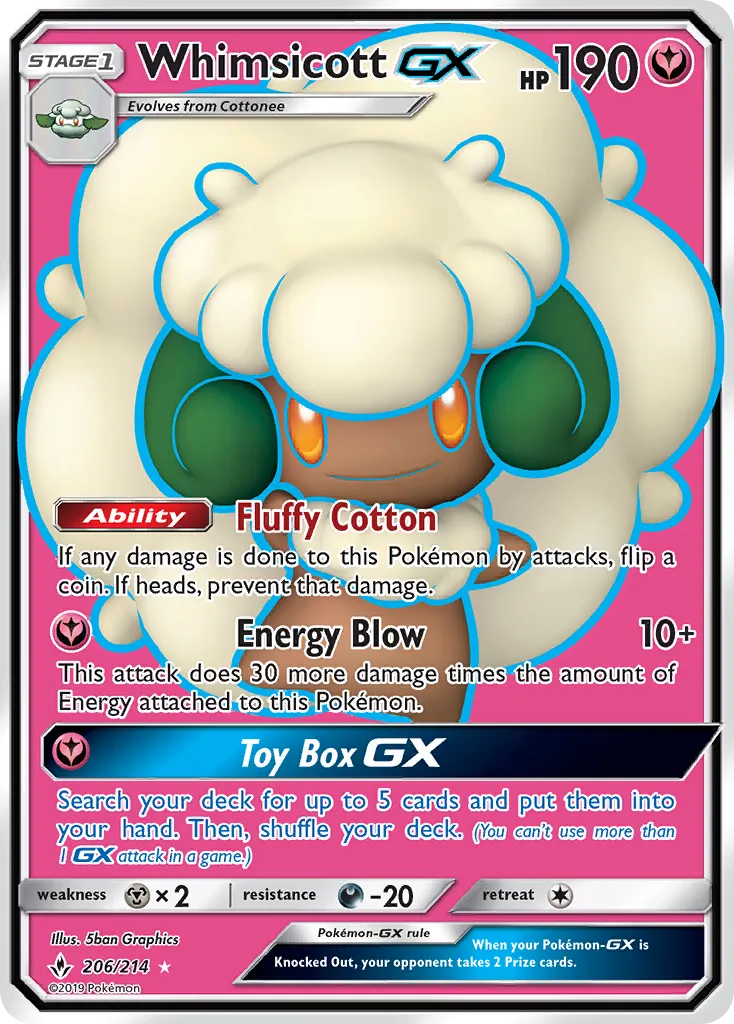 Whimsicott-GX - Unbroken Bonds