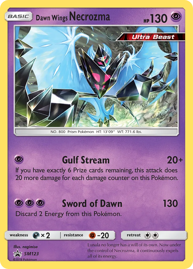 Dawn Wings Necrozma - SM Black Star Promos