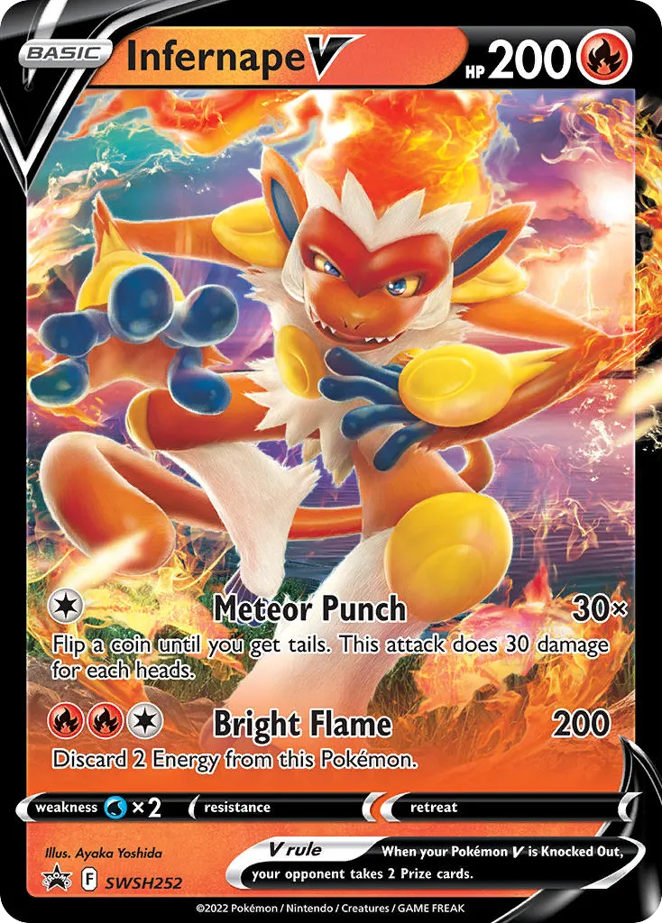 Infernape V - SWSH Black Star Promos