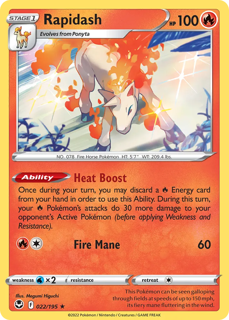 Rapidash - Silver Tempest