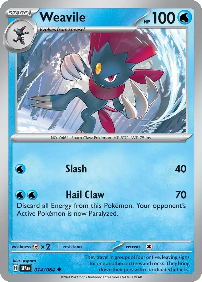 Weavile - Shrouded Fable