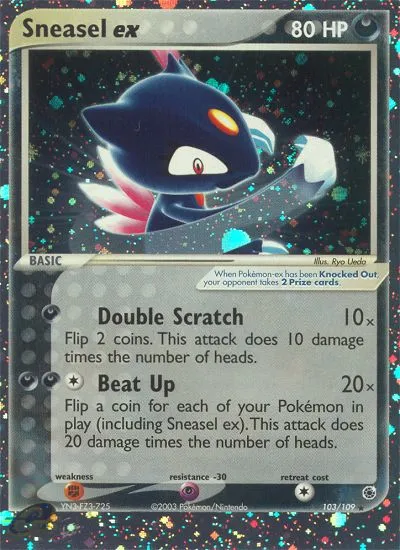Sneasel ex - Ruby & Sapphire