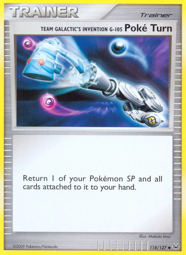 Team Galactic's Invention G-105 Poké Turn - Platinum