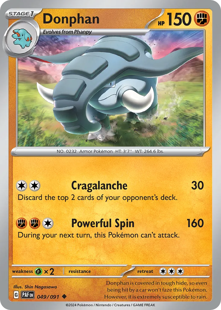 Donphan - Paldean Fates